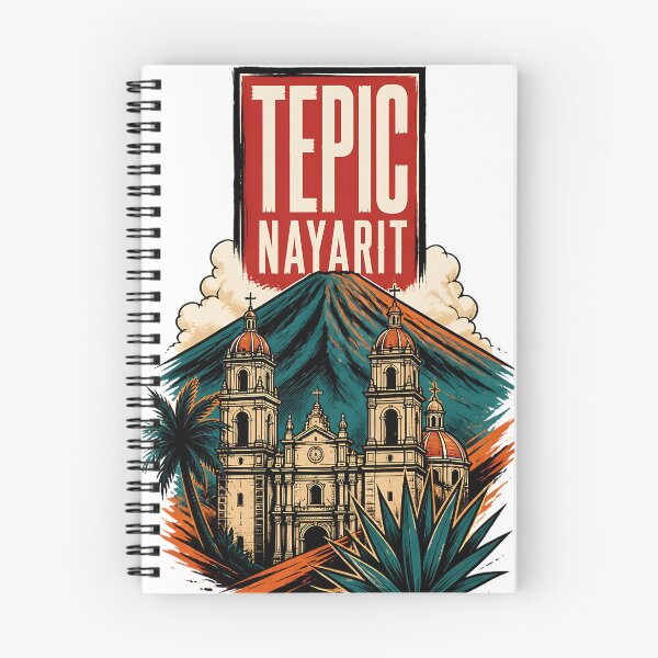 Item preview, Tepic Nayarit, Mexico Vintage Travel Tourism Art designed and sold by TravelersGems.