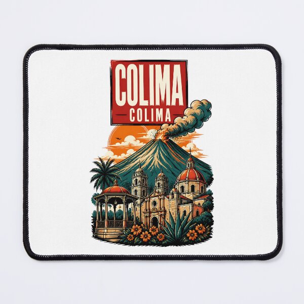Item preview, Colima, Mexico Vintage Travel Tourism Art designed and sold by TravelersGems.