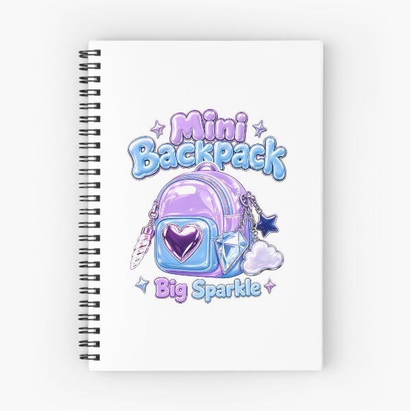 Item preview, Y2K Mini Backpack with Glitter Horn designed and sold by pirminio.