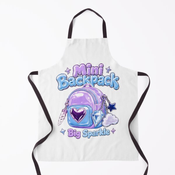 Item preview, Y2K Mini Backpack with Glitter Horn designed and sold by pirminio.