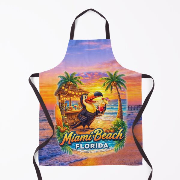 Item preview, Tropical Toucan Paradise – Miami Beach Sunset designed and sold by MysticOzzy.
