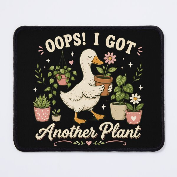 Item preview, Oops I Got Another Plant, Plant Lover, Gardening, Funny Duck Plant, Botanical, Gardener Gifts designed and sold by Sprinkle12345.