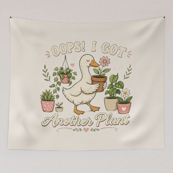 Item preview, Oops I Got Another Plant, Plant Lover, Gardening, Funny Duck Plant, Botanical, Gardener Gifts designed and sold by Sprinkle12345.