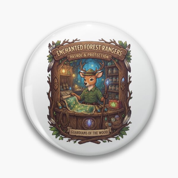 Item preview, Enchanted Forest Rangers | Deer Ranger Patrol | Guardians of the Wood Fantasy Art designed and sold by MrDev.