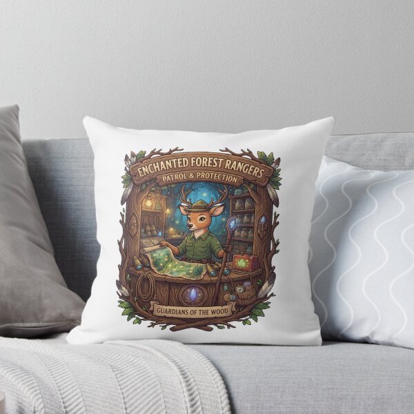 Item preview, Enchanted Forest Rangers | Deer Ranger Patrol | Guardians of the Wood Fantasy Art designed and sold by MrDev.
