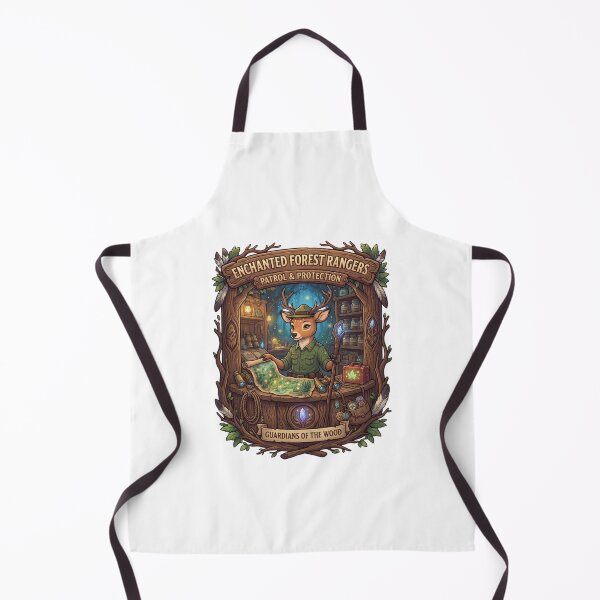 Item preview, Enchanted Forest Rangers | Deer Ranger Patrol | Guardians of the Wood Fantasy Art designed and sold by MrDev.