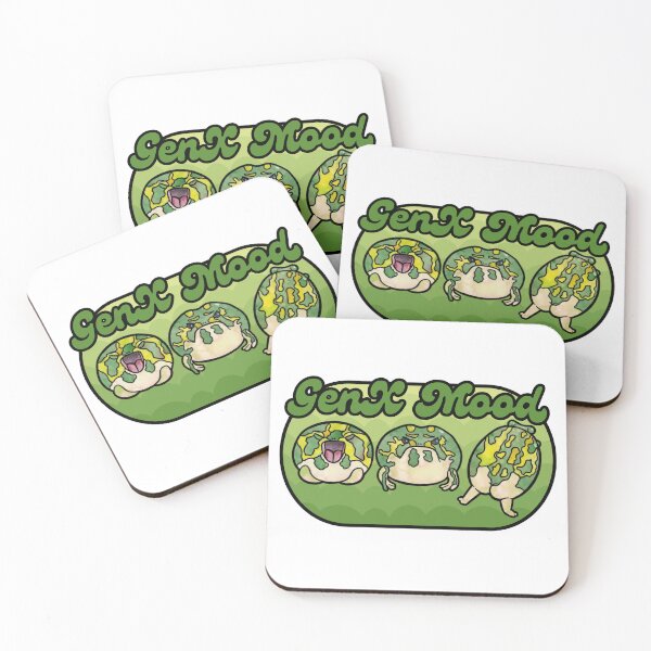 Item preview, Grumpy GenX Frogs designed and sold by Nugget Studio Arts.