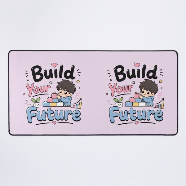 Item preview, Build Your Future Cute Kawaii Motivational Quote | Student Study Aesthetic Sticker | Positive Growth Typography Gift designed and sold by Sanika arts .