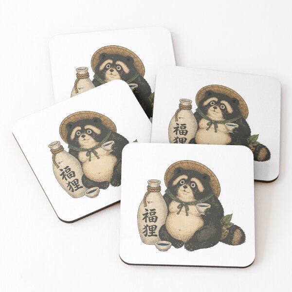 Item preview, Lucky Tanuki — Sake & Good Fortune designed and sold by lmosamiha.