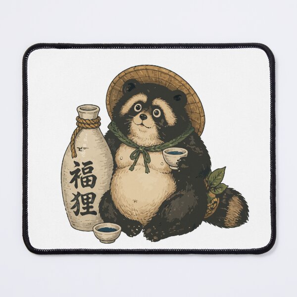 Item preview, Lucky Tanuki — Sake & Good Fortune designed and sold by lmosamiha.