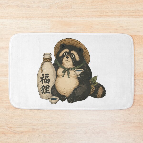 Item preview, Lucky Tanuki — Sake & Good Fortune designed and sold by lmosamiha.
