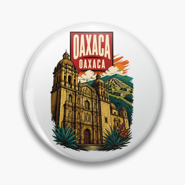 Item preview, Oaxaca de Juarez, Mexico Vintage Travel Tourism Art designed and sold by TravelersGems.