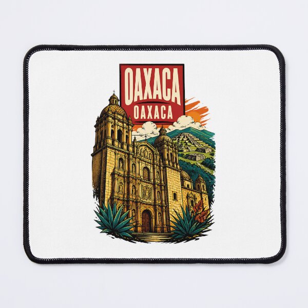 Item preview, Oaxaca de Juarez, Mexico Vintage Travel Tourism Art designed and sold by TravelersGems.