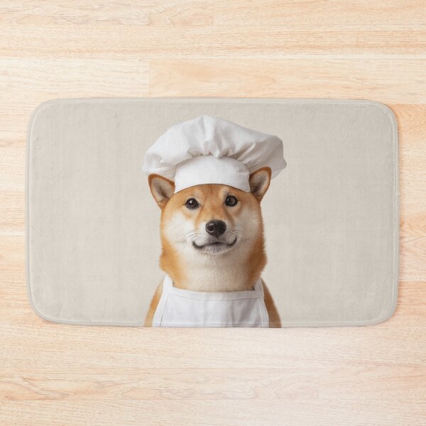 Item preview, Funny Shiba Inu Dog Chef Realistic Animal Cooking Humor Art designed and sold by LazyOwlStore.