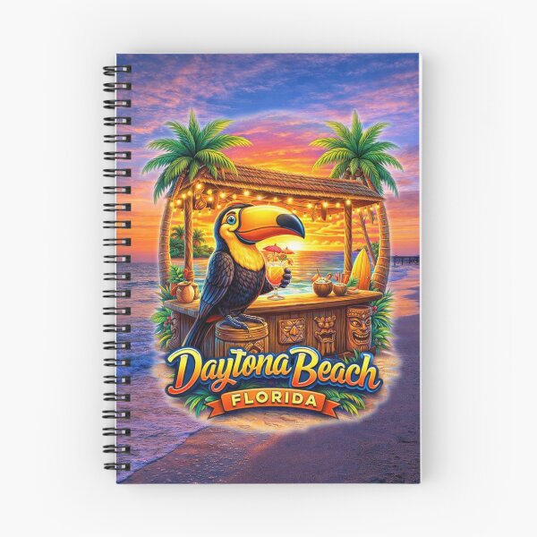 Item preview, Daytona Beach Toucan – Tropical Sunset Vibes designed and sold by MysticOzzy.