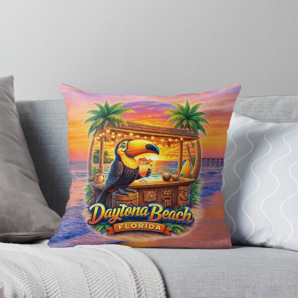 Item preview, Daytona Beach Toucan – Tropical Sunset Vibes designed and sold by MysticOzzy.