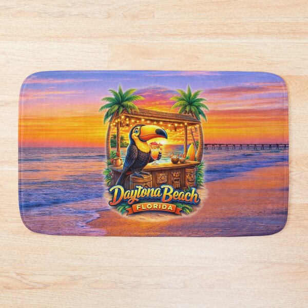 Item preview, Daytona Beach Toucan – Tropical Sunset Vibes designed and sold by MysticOzzy.