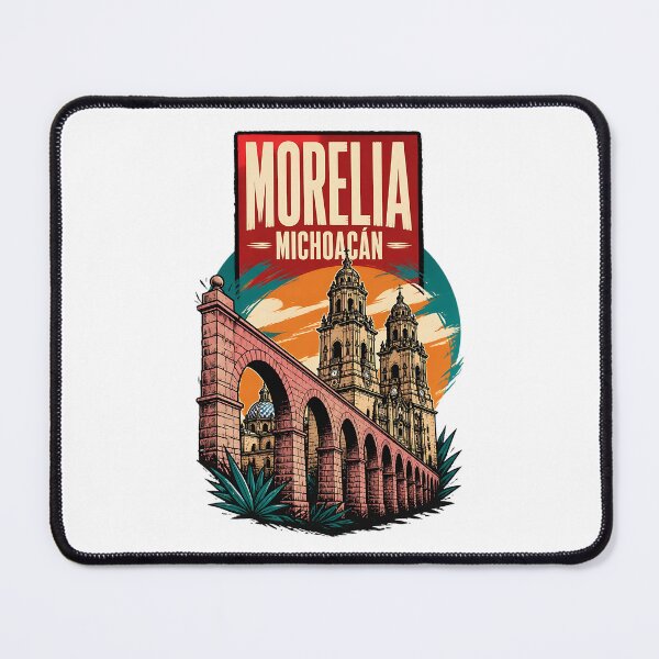 Item preview, Morelia Michoacan, Mexico Vintage Travel Tourism Art designed and sold by TravelersGems.