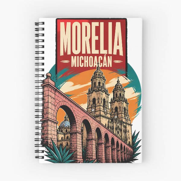 Item preview, Morelia Michoacan, Mexico Vintage Travel Tourism Art designed and sold by TravelersGems.