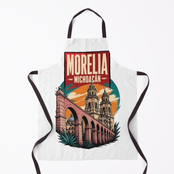 Item preview, Morelia Michoacan, Mexico Vintage Travel Tourism Art designed and sold by TravelersGems.