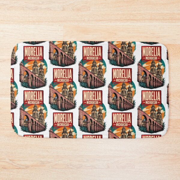 Item preview, Morelia Michoacan, Mexico Vintage Travel Tourism Art designed and sold by TravelersGems.
