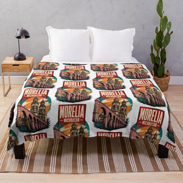 Item preview, Morelia Michoacan, Mexico Vintage Travel Tourism Art designed and sold by TravelersGems.