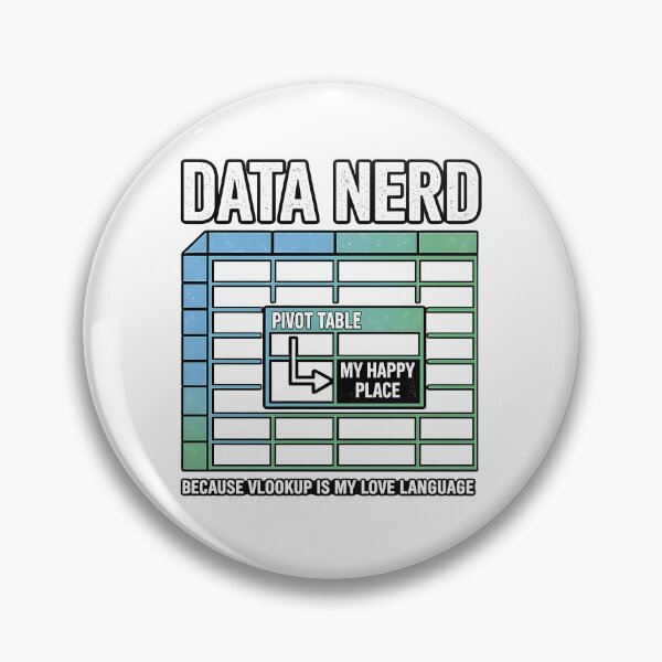 Item preview, Data Nerd Pivot Table Excel Humor for Data Analyst designed and sold by Stikaro.