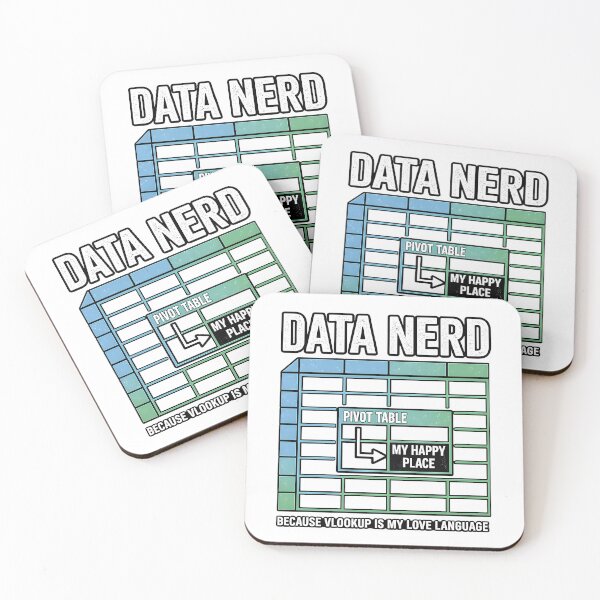Item preview, Data Nerd Pivot Table Excel Humor for Data Analyst designed and sold by Stikaro.