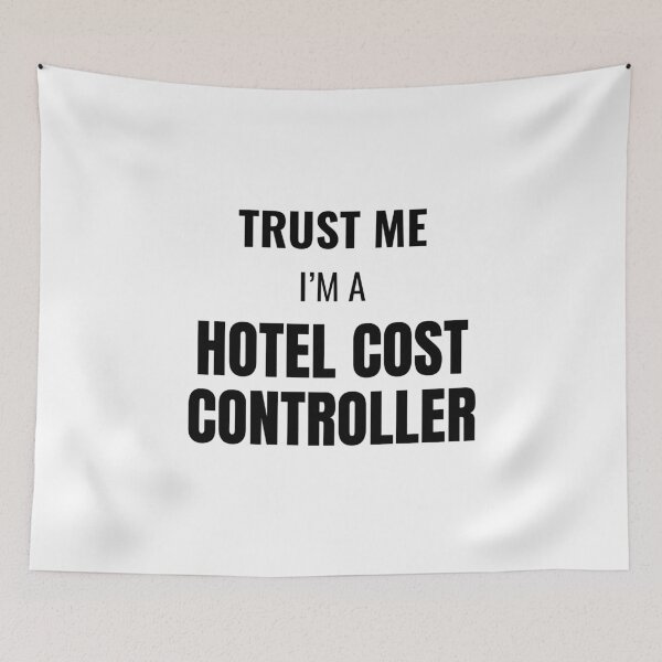 Item preview, Trust Me I'm a Hotel Cost Controller (Black) designed and sold by ShipCrewNation.