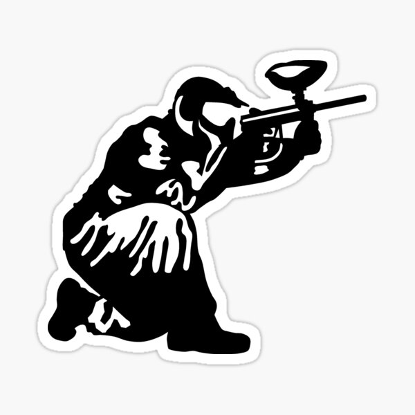 Vista previa del artículo con la obra «paintball», diseñado y vendido por sibosssr.