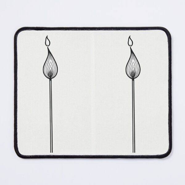 Item preview, Art - Minimalist Illustration of a Match, 1970s Aesthetic designed and sold by Reverso-Design.