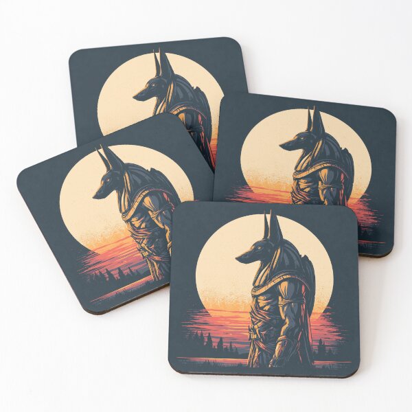Item preview, Anubis Egyptian God Desert Sunset designed and sold by QuantumQGear.