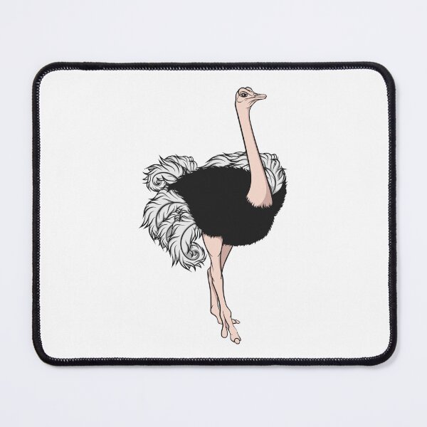 Item preview, Illustration with African ostrich designed and sold by RizikCat.