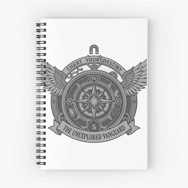 Item preview, "Chart Your Destiny" Winged Steampunk Compass Emblem designed and sold by MADBULL7.