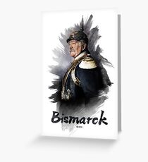 Otto von Bismarck, 1894 colorized Greeting Card