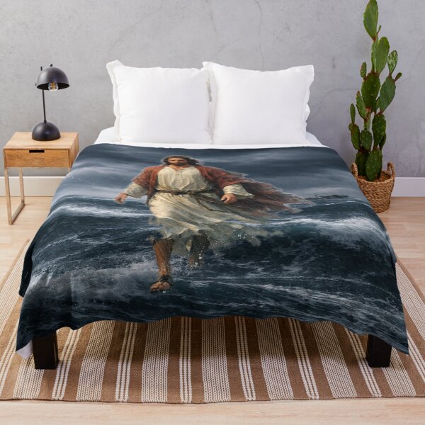 Item preview, Jesus Walking on Water — The Miracle in the Storm designed and sold by MysticOzzy.