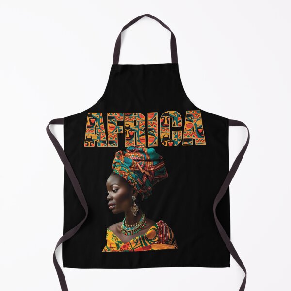Aperçu de l'œuvre Beautiful African Woman in Traditional Clothing créée et vendue par cameleon style.