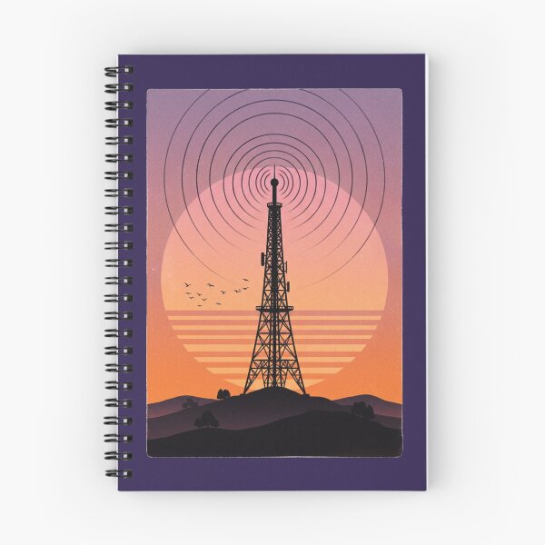 Artikelvorschau, Lo-Fi-Retro-Sonnenuntergangs-Radioturm-Ästhetik-Chill-Vibes entworfen und verkauft von Arobinoz.