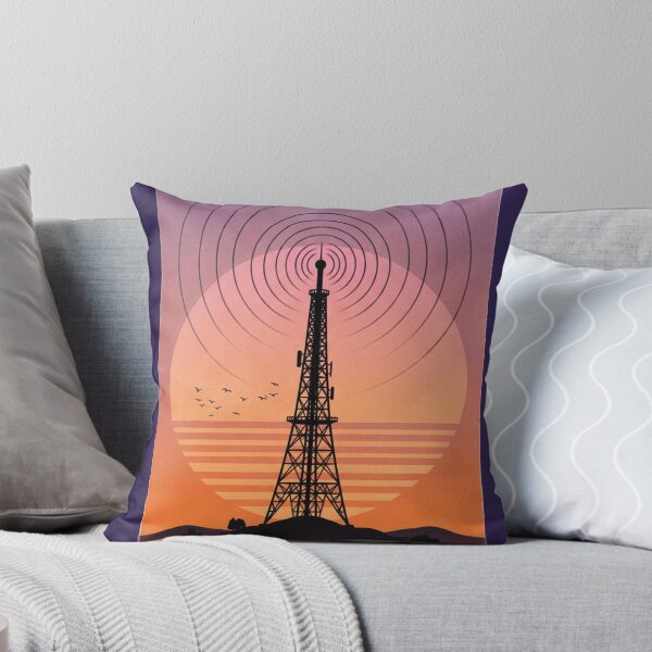 Item preview, Lo Fi Retro Sunset Radio Tower Aesthetic Chill Vibes designed and sold by Arobinoz.