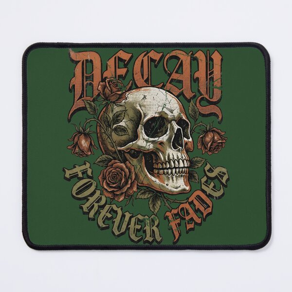 Item preview, Decay Forever Fades Skull and Roses designed and sold by Zyro Craft.