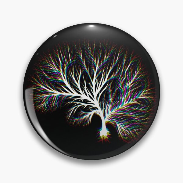Item preview, White Color Shifted Neuron Tree Brain designed and sold by emmacatwheels.