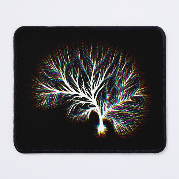 Item preview, White Color Shifted Neuron Tree Brain designed and sold by emmacatwheels.