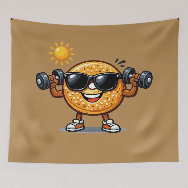Item preview, Bicep Bagel designed and sold by BROHLine Studio.