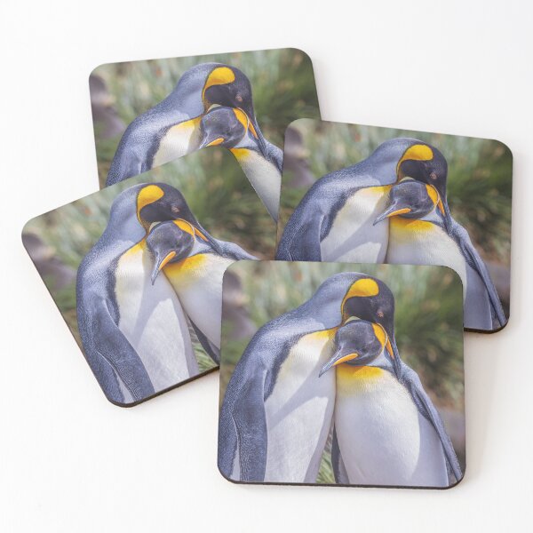 Item preview, King Penguin Social Bonding South Georgia Island designed and sold by PhotoArt by Joan Carroll.