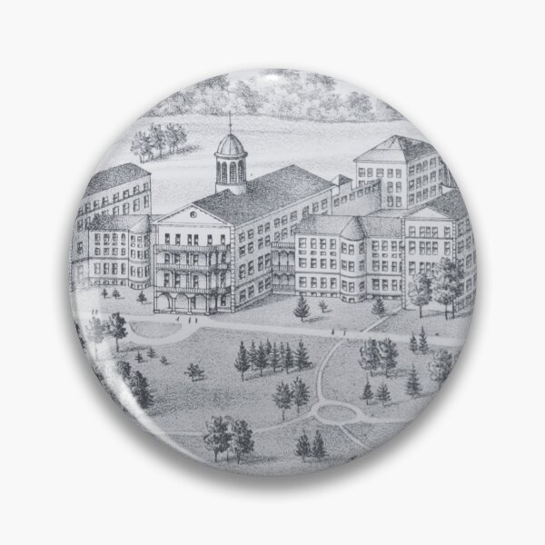 Item preview, Winnebago State Hospital Classic Poster Style designed and sold by GhostlyWorld.