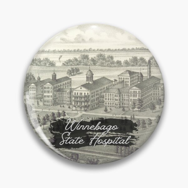 Item preview, Winnebago State Hospital Cursive Caption designed and sold by GhostlyWorld.