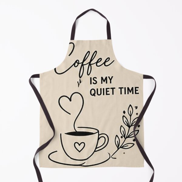 Item preview, Coffee Is My Quiet Time Minimalist Coffee Quote designed and sold by Sara-Ai.
