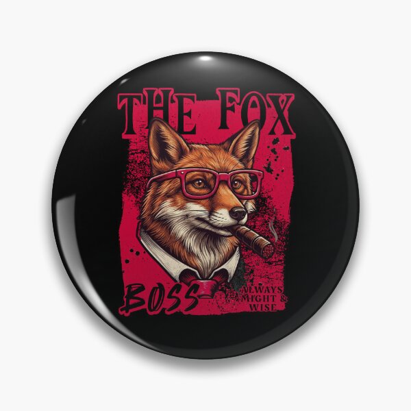 Item preview, Fox Boss Design – Funny Fox with Cigar Mafia Badass Style Animal  designed and sold by PixelsPaws.