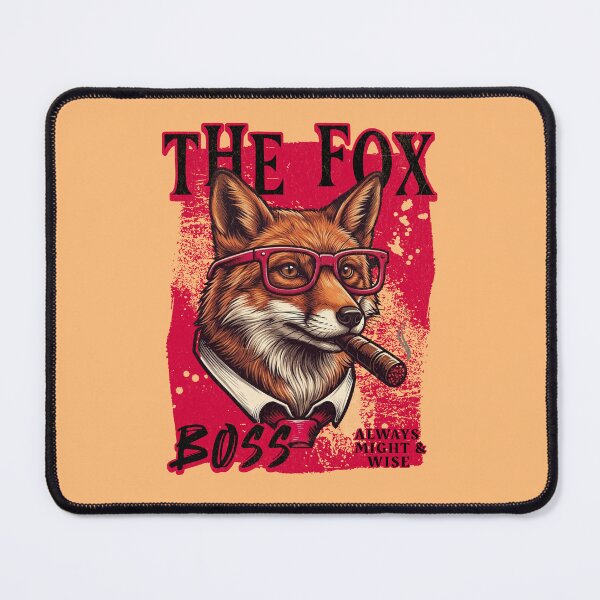 Item preview, Fox Boss Design – Funny Fox with Cigar Mafia Badass Style Animal  designed and sold by PixelsPaws.