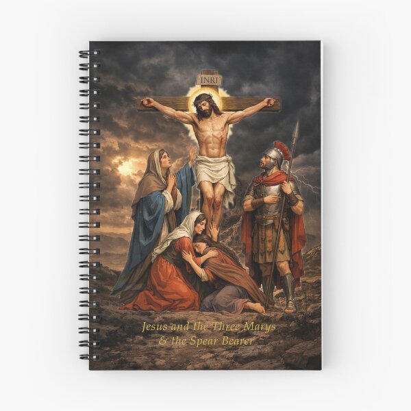 Item preview,  The Crucifixion: Jesus, the Three Marys & the Spear Bearer designed and sold by MysticOzzy.
